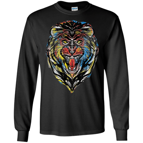 Stencil Lion Men's Long Sleeve T-Shirt