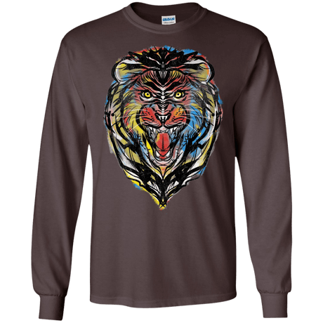 Stencil Lion Men's Long Sleeve T-Shirt