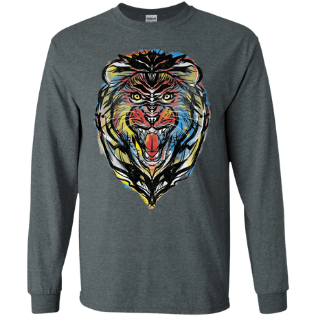 Stencil Lion Men's Long Sleeve T-Shirt