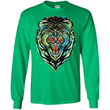 Stencil Lion Men's Long Sleeve T-Shirt