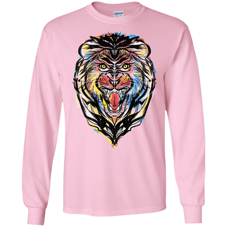 Stencil Lion Men's Long Sleeve T-Shirt