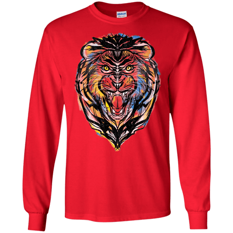 Stencil Lion Men's Long Sleeve T-Shirt