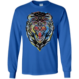 Stencil Lion Men's Long Sleeve T-Shirt