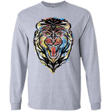 Stencil Lion Men's Long Sleeve T-Shirt