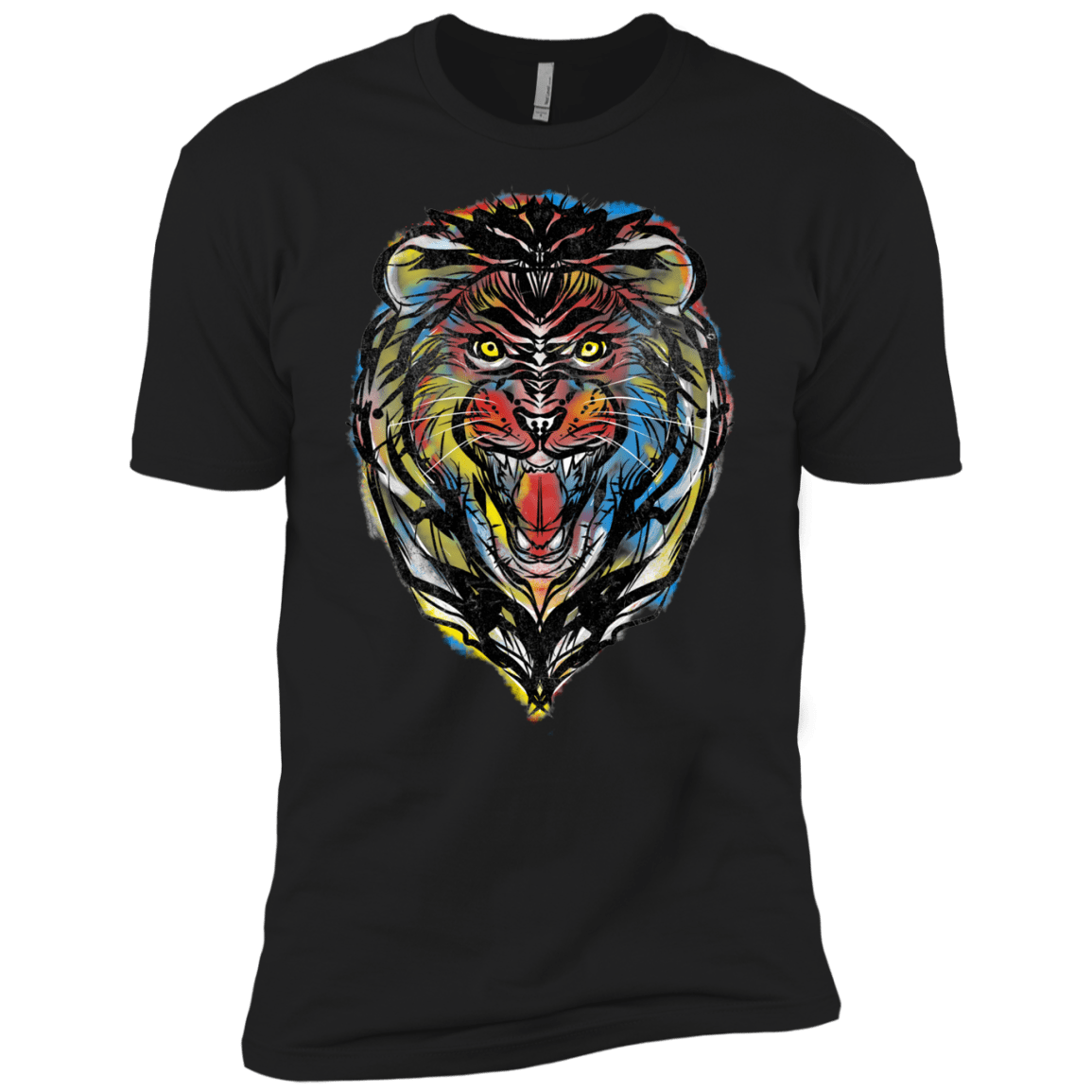 Stencil Lion Men's Premium T-Shirt