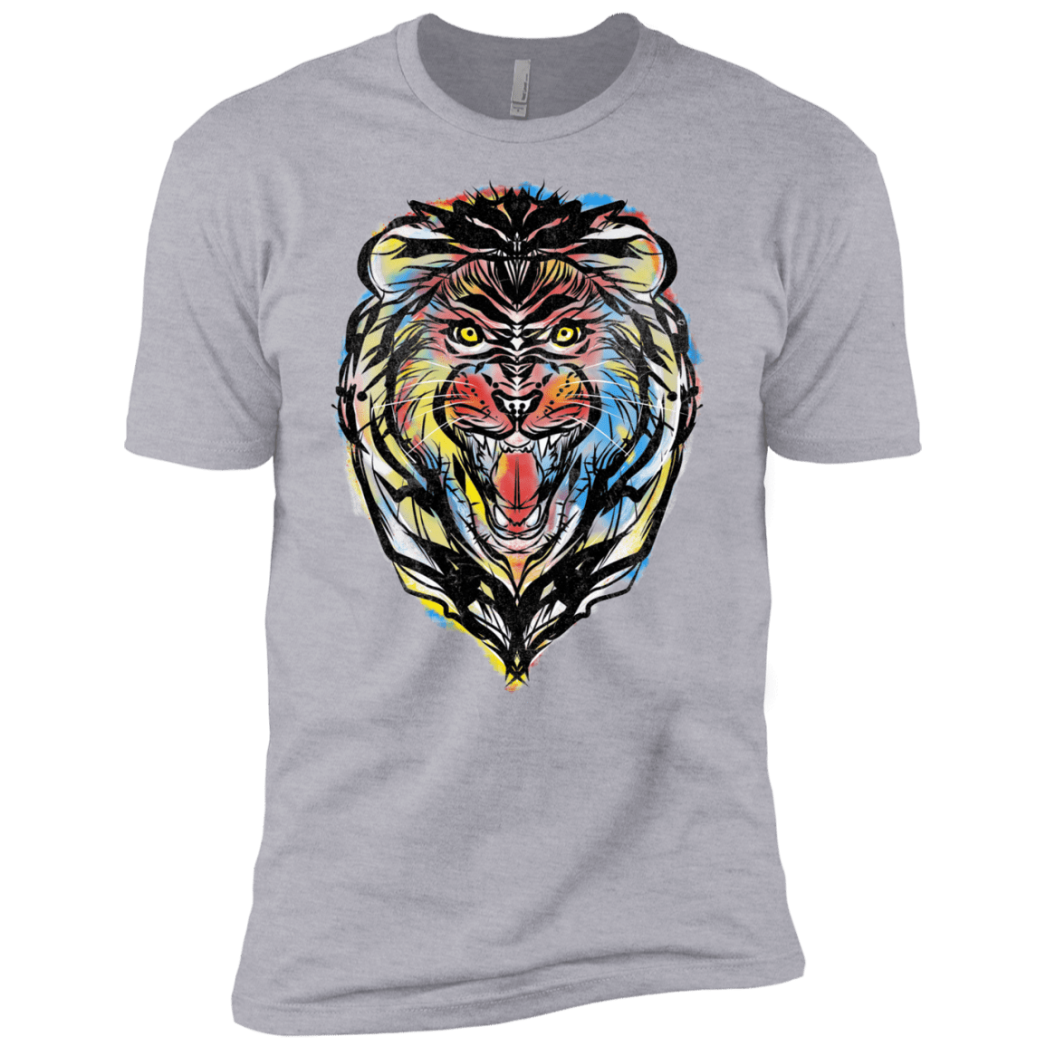 Stencil Lion Men's Premium T-Shirt