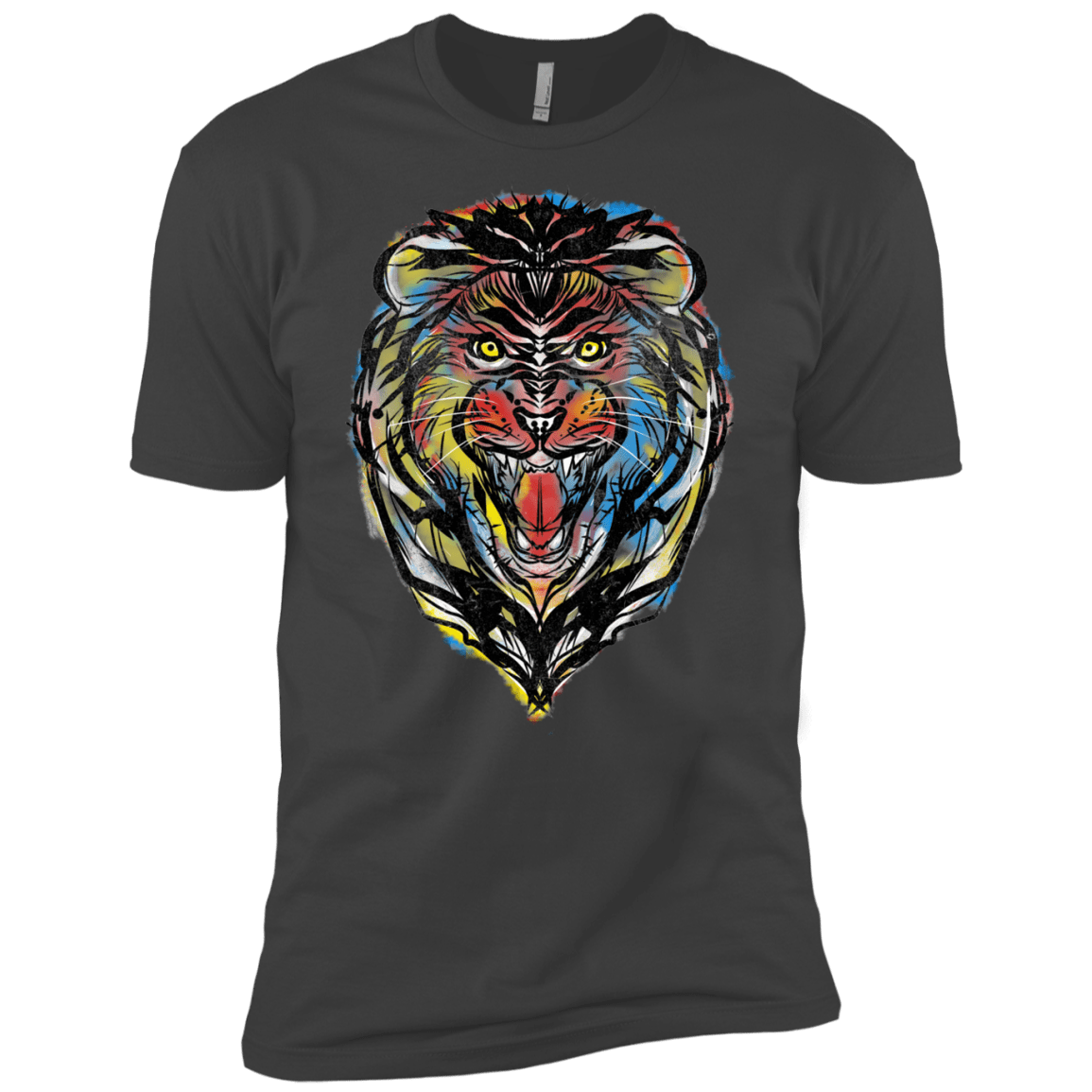 Stencil Lion Men's Premium T-Shirt
