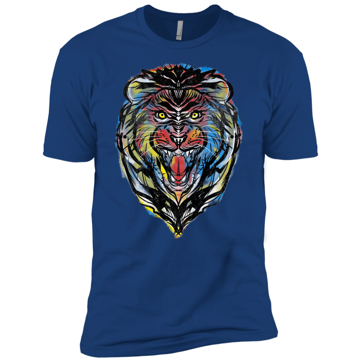 Stencil Lion Men's Premium T-Shirt