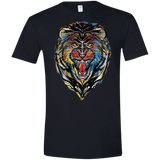 Stencil Lion Men's Semi-Fitted Softstyle