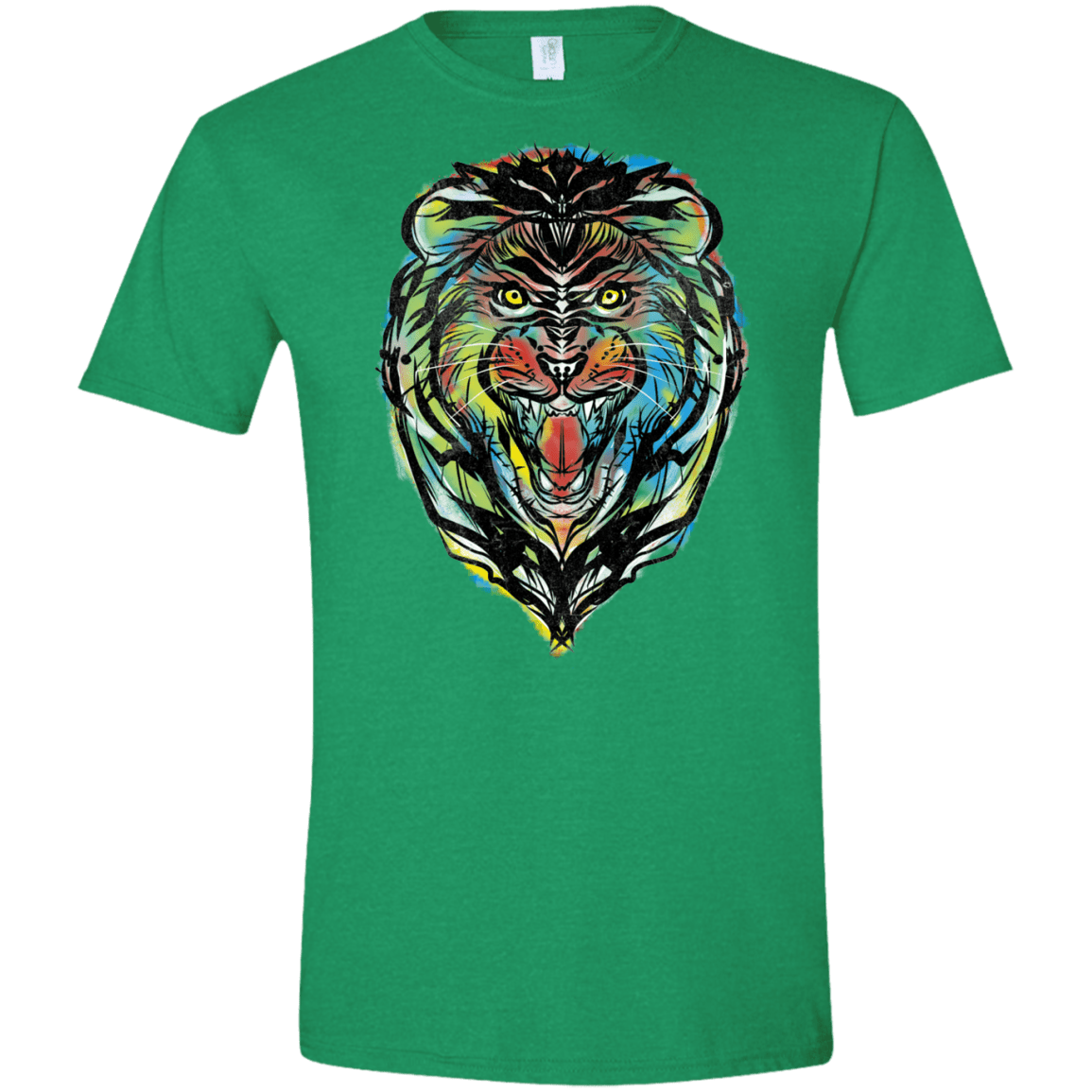 Stencil Lion Men's Semi-Fitted Softstyle