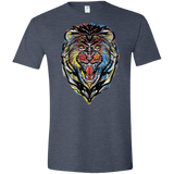 Stencil Lion Men's Semi-Fitted Softstyle