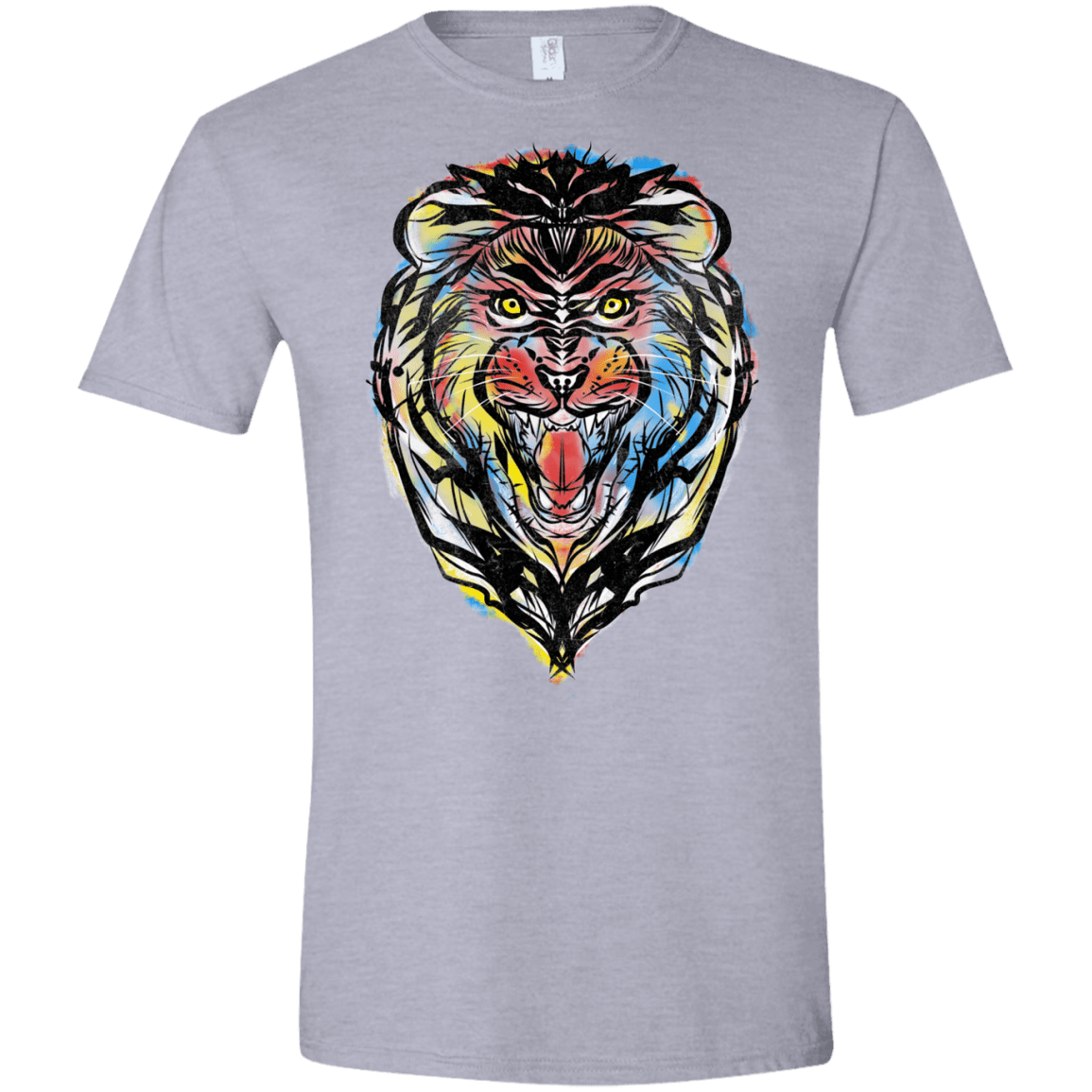 Stencil Lion Men's Semi-Fitted Softstyle