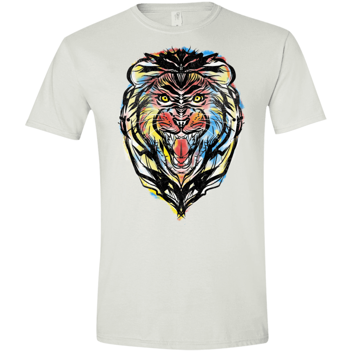 Stencil Lion Men's Semi-Fitted Softstyle