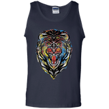 Stencil Lion Men's Tank Top