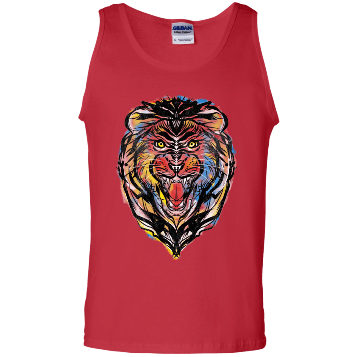Stencil Lion Men's Tank Top