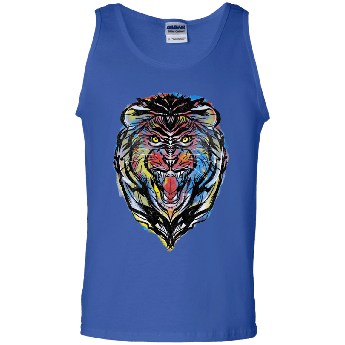 Stencil Lion Men's Tank Top