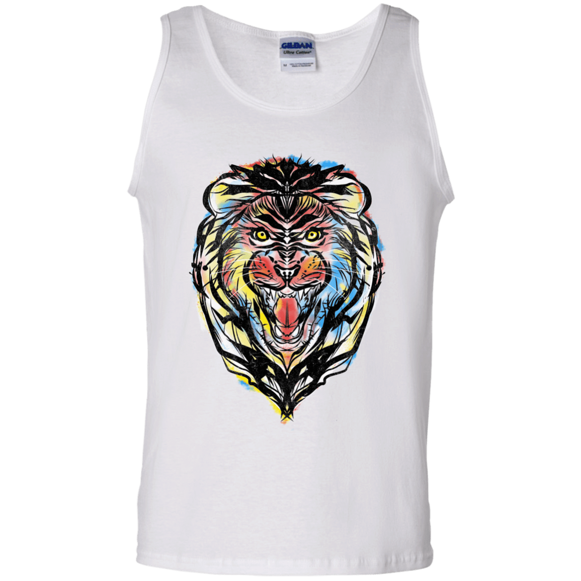 Stencil Lion Men's Tank Top