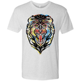 T-Shirts Heather White / S Stencil Lion Men's Triblend T-Shirt