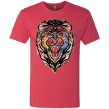 T-Shirts Vintage Red / S Stencil Lion Men's Triblend T-Shirt
