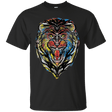 T-Shirts Black / S Stencil Lion T-Shirt