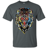 T-Shirts Dark Heather / S Stencil Lion T-Shirt