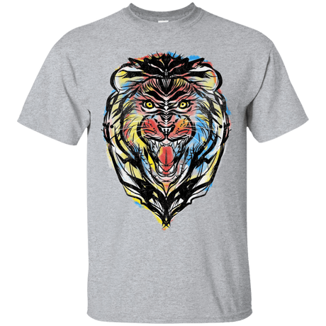 T-Shirts Sport Grey / S Stencil Lion T-Shirt