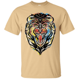 T-Shirts Vegas Gold / S Stencil Lion T-Shirt