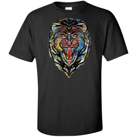 T-Shirts Black / XLT Stencil Lion Tall T-Shirt