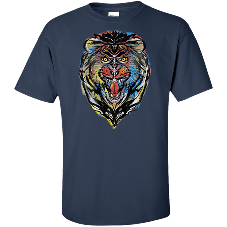 T-Shirts Navy / XLT Stencil Lion Tall T-Shirt