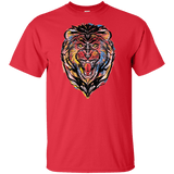 T-Shirts Red / XLT Stencil Lion Tall T-Shirt