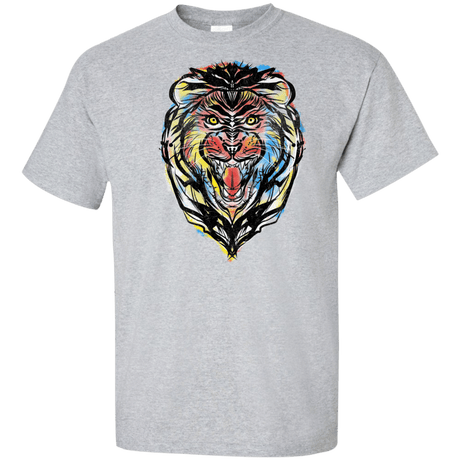 T-Shirts Sport Grey / XLT Stencil Lion Tall T-Shirt