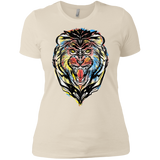 T-Shirts Ivory/ / X-Small Stencil Lion Women's Premium T-Shirt