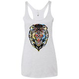 Stencil Lion Women's Triblend Racerback Tank