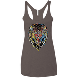 Stencil Lion Women's Triblend Racerback Tank