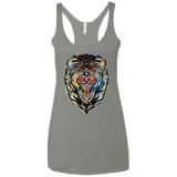 Stencil Lion Women's Triblend Racerback Tank