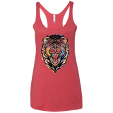 Stencil Lion Women's Triblend Racerback Tank