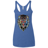 Stencil Lion Women's Triblend Racerback Tank