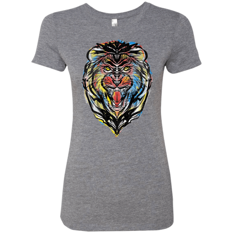 T-Shirts Premium Heather / S Stencil Lion Women's Triblend T-Shirt