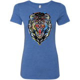 T-Shirts Vintage Royal / S Stencil Lion Women's Triblend T-Shirt