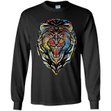 Stencil Lion Youth Long Sleeve T-Shirt