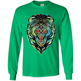 Stencil Lion Youth Long Sleeve T-Shirt
