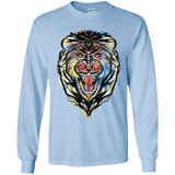 Stencil Lion Youth Long Sleeve T-Shirt