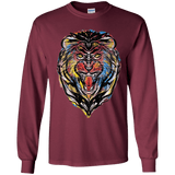 Stencil Lion Youth Long Sleeve T-Shirt