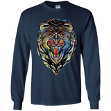 Stencil Lion Youth Long Sleeve T-Shirt