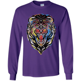 Stencil Lion Youth Long Sleeve T-Shirt