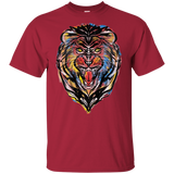 T-Shirts Cardinal / YXS Stencil Lion Youth T-Shirt