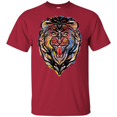 T-Shirts Cardinal / YXS Stencil Lion Youth T-Shirt