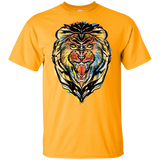 T-Shirts Gold / YXS Stencil Lion Youth T-Shirt