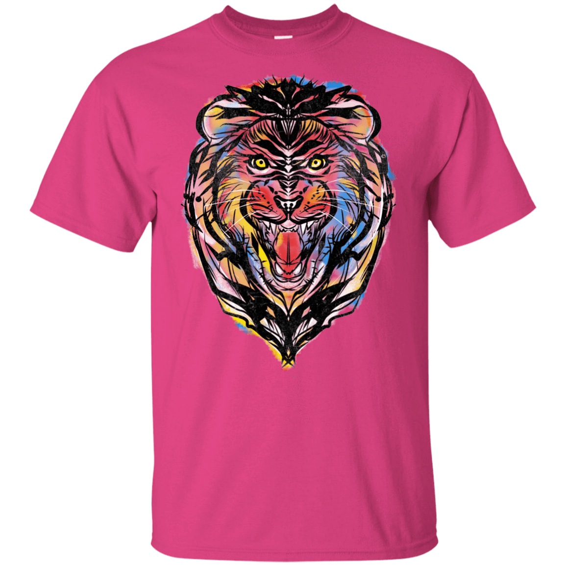 T-Shirts Heliconia / YXS Stencil Lion Youth T-Shirt