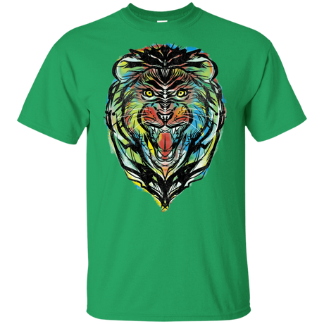 T-Shirts Irish Green / YXS Stencil Lion Youth T-Shirt